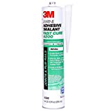 3M Marine Adhesive Sealant Fast Cure 4200 (06560) – Semi-Permanent Flexible Adhesive Sealant for Boats and RVs – White - 10 fl oz (295 ml)