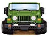 Beistle Jungle Safari Jeep Photo Prop Backdrop for Birthday Party Supplies, Multicolored