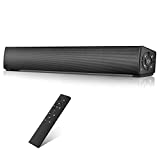 Mini Soundbar for PC, Home Theater Audio Stereo Wired & Wireless Sound Bar, Bluetooth Speakers with Remote Control, Portable Mini Soundbars for PC, Desktop, Smartphone, Tablet