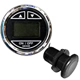 Faria 13795 Chesapeake Depth Sounder Thru-Hull - Black SS, 2'