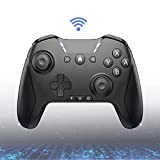 Bluetooth Controller for Switch/Mac/PC/Phone/IOS/Android/iPad/iPhone/TV, Remote Game Controller with Custom Programmable Button/Macro/Turbo/Vibration/Gyro Axis, Type-C Rechargeable Wireless Gamepad 15H Playtime, Portable Joystick
