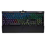 Corsair K70 RGB MK.2 Mechanical Gaming Keyboard - USB Passthrough & Media Controls - Linear & Quiet - Cherry MX Red - RGB LED Backlit (CH-9109010-NA)