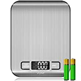 Vont Kitchen Scale, Food Scale, Digital & Mechanical Scale with Beautiful LCD Screen, 6 Measurement Units, Gram Scale Used for Weight Loss, Baking, Cooking, 304 Food Grade Stainless Steel