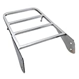 Mingting Chrome Sissy Bar Luggage Rack Bracket Compatible with Yamaha VStar 400 V Star 650 V-Star 1100 Classic XVS Dragstar XVS 1100 (2000-2011)