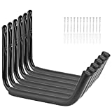 Garage Storage Heavy Duty Hooks, 15Inch Jumbo Arm Kayak Rack, 6 Pack Wall Mount Canoe Hangers