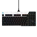 Logitech G PRO K/DA Mechanical Gaming Keyboard, Ultra-Portable Tenkeyless Design, Detachable Micro USB Cable, 16.8 Million Color LIGHTSYNC RGB backlit keys - Official League of Legends KDA Gaming Gear