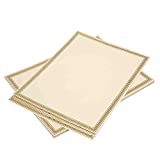 Certificate Paper 20 Pack with Gold Foil Border - Award and Diploma Paper Compatible with Inkjet and Laser Printers (8.5' x 11' 180 Gram Premium Paper)