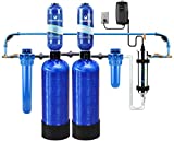 Aquasana Whole House Well Water Filter System - Water Softener Alternative w/ UV Purifier, Salt-Free Descaler, Carbon & KDF Media - Filters Sediment & 97% Of Chlorine - 500,000 Gl- EQ-WELL-UV-PRO-AST