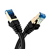 Cat 7 Ethernet Cable 25 ft Hftywy Ethernet Cable 26AWG Heavy-Duty Cat 7 Internet Network Computer Patch Cord RJ45 Network Cable Cat7 LAN Cable for PC Laptop Modem Router