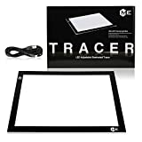ME456 A4 LED Light Box 9x12 Inch Light Pad Only 5mm Ultra-Thin USB Power Light Table for Tracing
