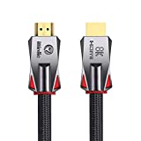 iBirdie 8K HDMI 2.1 Cable 20 Feet 8K60hz 4K 120hz 144hz HDCP 2.3 2.2 eARC ARC 48Gbps Ultra High Speed Compatible with Dolby Vision Atmos PS5 PS4, Xbox One Series X, Sony LG Samsung, RTX 3080 3090