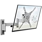 WALI RV TV Mount, Lockable TV Wall Mount for Camper Trailer Motor Home, Full Motion Anti-Vibration Arm for 13-43 inch LED, LCD Flat Screens and Monitors, up to 33lbs (1343LK)