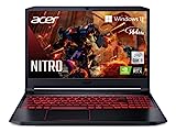 Acer Nitro 5 AN515-55-53E5 Gaming Laptop | Intel Core i5-10300H | NVIDIA GeForce RTX 3050 GPU | 15.6' FHD 144Hz IPS Display | 8GB DDR4 | 256GB NVMe SSD | Intel Wi-Fi 6 | Backlit Keyboard