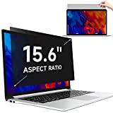 Laptop Privacy Screen 15.6 Inch, Eye Protection Anti Blue Light Glare & Anti Scratch Laptop Privacy Filter for All Brands of 15.6' with 16:9 Aspect Ratio Laptop