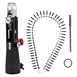 Screw Drill Chain Adapter for Power Drill Gun, 41mm-46mm Chuck Range Woodwork Rotary Screw Gun Attachment for Drywall Wood Board Ceiling, Nail Gun Collating