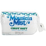 Mountain Mist Polyester Quilt Batting, Craft Size 36'X45'