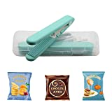 Bag Sealer,Heat Sealer,Bag Sealer Heat Seal,Paper Crimper,Chip Bag Sealer,TCDO Handheld Bag Sealer for food Storage,Protable Sealer Machine for Plastic Bags,Vacuum Food Bag.(Dark Green)