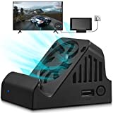 TXLBTTL Switch Dock, TV Projection Charging Dock for Switch, Cooling Fan Compact 4K HDMI Adapter, Portable Switch Charging Stand, Switch Docking Station USB 3.0