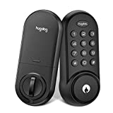 Hugolog Deadbolt Lock Electronic ,Keypad Keyless Entry Door Lock Motorized Auto-Locking Easy to Install High Security Material for Metal Home & Office