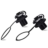 2Pcs Spitfire Tube Valve Replacement, Kayak Intex Inflatable Boat Replacement 0ne-Way Inflation Boat Spiral Air Plugs for Inflatable Raft Boat Kayak