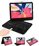 LENRICH iPad Mini 6 case Keyboard 2021 8.3 inch 6th Generation Trackpad Backlit 7 Color,Backlight Wireless Accessories 360 Rotation Smart Protective Cover touchpad