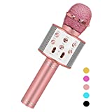 Niskite Kids Toys for 7 8 9 10 Year Old Girls Microphone,Christmas Birthday Gifts for 6-12 Years Old Girl, Karaoke Microphone for Kids Toddler, Girls Toys for Teen Girl Gifts