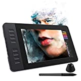 GAOMON PD1161 11.6 Inches HD IPS Tilt Support Graphics Drawing Pen Display Tablet with 8 Shortcuts and 8192 Levels Battery-Free AP50 Stylus