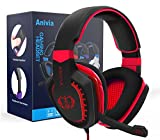 Anivia AH28 All-Platform Stereo Headphones Gaming Headset with Mic Compatible with PC Computers, PlayStation PS4 Xbox One Controller, PSP, Wii, Nintendo Switch, Android, IOS Laptop, Smartphone, Tablet