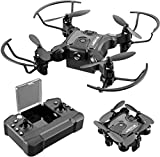 Foldable Mini Drone for Kids Toys,V2 Nano Pocket RC Quadcopter for Beginners Gift,with 3 Batteries,Altitude Hold, Headless Mode,3D Flips, One Key Return,3 Speed Modes,Easy Fly