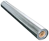 US Energy Products 250 sqft (4ft x 62.5ft) Aluminum Foil Barrier Insulation Sauna Non Perforated Solid 8 Mil Reinforced Aluminum Vapor Barrier.