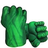 Superhero Hands Gloves Superhero Toy Fists Kids Soft Plush Superhero Costume Accessories Superhero Costumes Gloves Cosplay for Boy Girl Christmas Halloween Birthday Gift (1 Pair)
