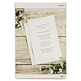 Simplicity Ivory White Wedding Invitation Kit with Envelopes, Makes 100 Invitations, 5.5' W x 8.5' L