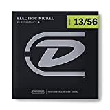 Dunlop DEN1356 Nickel Wound Electric Guitar Strings, Extra Heavy, .013–.056, 6 Strings/Set
