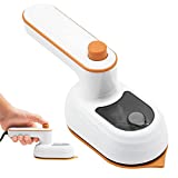 SUNNERE Professional Micro Steam Iron for Clothes, Travel Mini Iron 180°Rotatable Portable Handheld Steam Iron for Home Business Traveling Sewing, Quilting, Heat Transfer Crafting