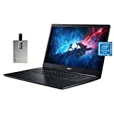 2021 Acer Aspire 1 15.6' FHD Laptop Computer, Intel Celeron N4020 Processor, 4GB RAM, 64GB eMMC, 1 Year Office 365, Intel UHD Graphics 600, Webcam, HDMI, Win 10 S, Black, 128GB SnowBell USB Card