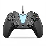 IFYOO PC Steam Game Controller, ONE Pro Wired USB Gaming Gamepad Joystick Compatible with Computer/Laptop(Windows 11/10/8/7/XP), Android(Phone/Tablet/TV/Box), PS3 - [Black]