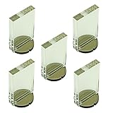 LITKO Paper Figure Counter Stand, 1 inch Circle Base, 1x1.5 inch Tall Slot (5)