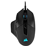 Corsair Nightsword RGB, Tunable FPS/MOBA Optical Gaming Mouse (18000 DPI Optical Sensor, Weight System, 10 Programmable Buttons, RGB Multi-Colour Backlighting) - Black