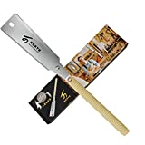 KERYE Japanese Pull Saw 9.5 Inch, Hand Saw with Double Edges of 10/17 TPI and Replaceable Blade, Ryoba Flush Cut Saw, Sharp and Light Woodworking Tools Gifts for Men and Women-KY01
