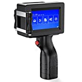 Handheld Printer 1580P2 Printing Height Max 1 Inch Quick-Drying Portable Handheld Inkjet Printer with 3.7 Inch Touch Screen for Barcode/Label/Logo/QR Code(14 Languages)