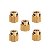 Creality 3D Printer Parts 5PCS Brass Extruder Wheel 40 Teeth Drive Gear for CR-10.CR-10S,S4,S5,Ender 3,Ender 3 Pro,Ender 3 V2