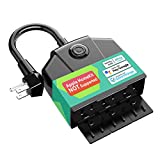 Outdoor Smart Plug, meross Outdoor Wi-Fi Outlet with 3 Sockets Independently Compatible with Alexa, Google Home and SmartThings, IP44 Waterproof, Voice & Remote Control,Timer, FCC and ETL Certified