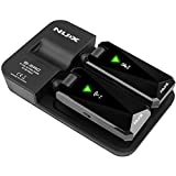 NUX B-5RC Wireless Guitar System for Most of Types of Guitar with Active or Passive Pickup, Charging Case Included,Auto Match,Mute Function,Guitar Wireless Transmitter and Receiver
