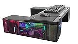 Cyberpunk Couchmaster CYCON² - CYPUNK Limited Edition - Leather Look Black - Couch Gaming Desk for Mouse & Keyboard for PC, PS4/5, Xbox One/Series X