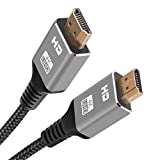 4K HDMI Cable, High-Speed HDMI 2.0 Cable 18Gbps, Supports 4K HDR 60Hz 3D 2160P 1080P HDCP 2.2 ARC, Compatible with TV Box, Monitor, Game Console, PS4, PS3, X-Box, Projector, PC, 6.6ft