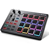 Donner MIDI Pad Beat Maker with 16 Beat Pads, 2 Assignable Fader & Knobs and Music Production Software Included, USB MIDI Pad Controller STARRYPAD with 40 Free Courses