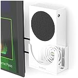 TotalMount – Wall Mount for Xbox Series S – Mounts Xbox Series S on a Wall by Your TV (White Wall Mount)