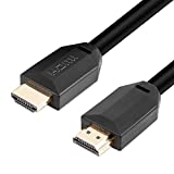 6ft Ultra HD 8K High Speed Upto 48Gbps HDMI Cable, 8K@60Hz, 4K@120Hz, Dynamic HDR, 6 Feet Cord, 4K, 2K, 1080P, 3D, for MacBook, UHD TV, Laptop, Monitor, Gaming Consoles & More