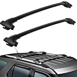YITAMOTOR Roof Rack Cross Bars Compatible for 2020 2021 2022 Ford Explorer, Aluminum Cargo Carrier Rooftop Luggage Bike Crossbars with Side Rails