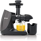 Ninja JC101 Cold Press Pro Compact Powerful Slow Juicer with Total Pulp Control and Easy Clean, Graphite (Renewed)
